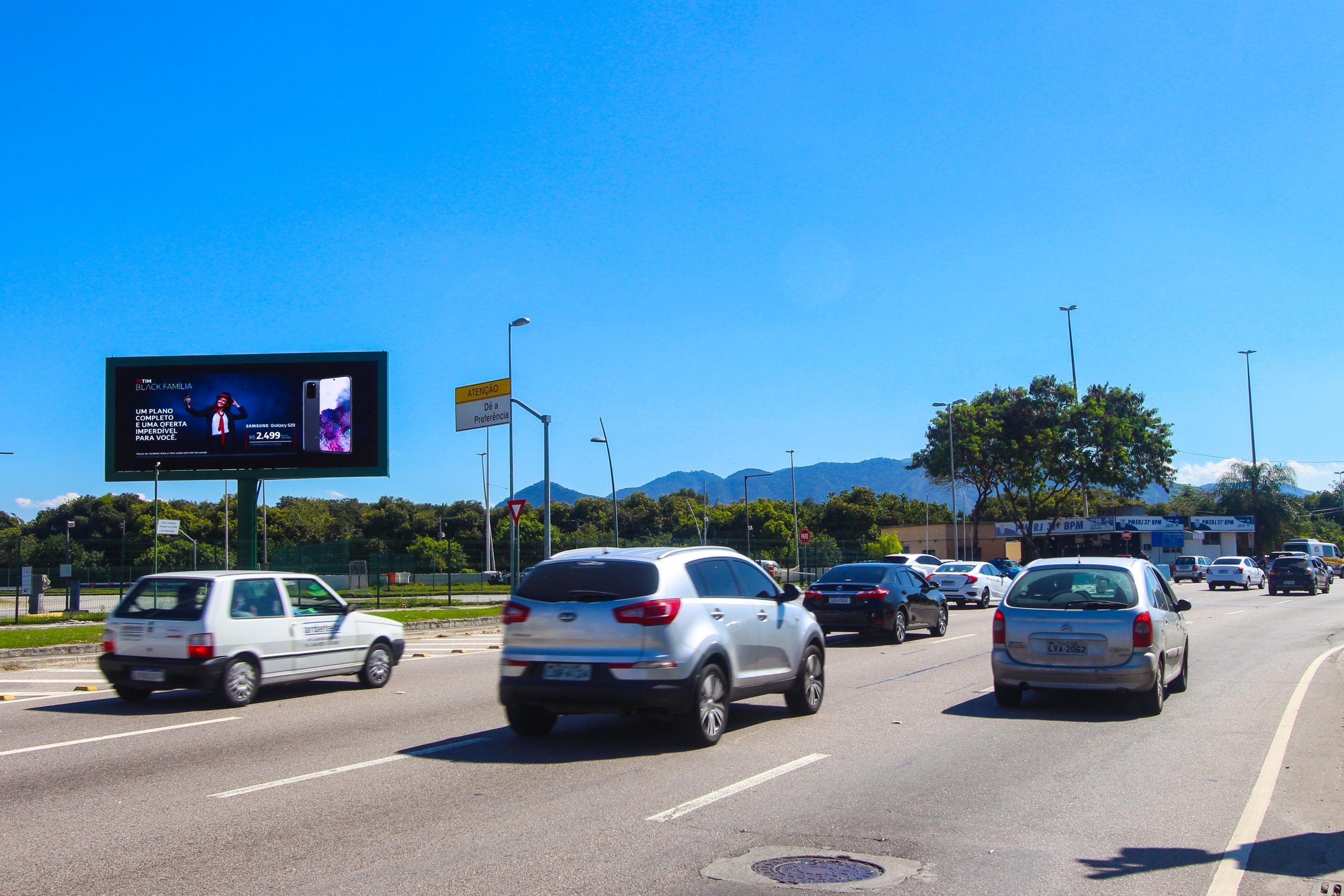 Painel de LED na Barra na Cidade das Artes